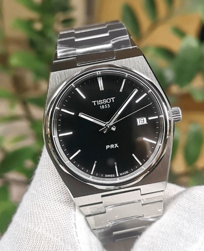 Tissot T137.410.11.051.00 PRX T-Classic Black Analog Swiss Quartz Men's Watch