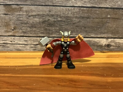 2010 Hasbro Fisher Price Imaginext Avengers THOR Figure with Cape  Hammer