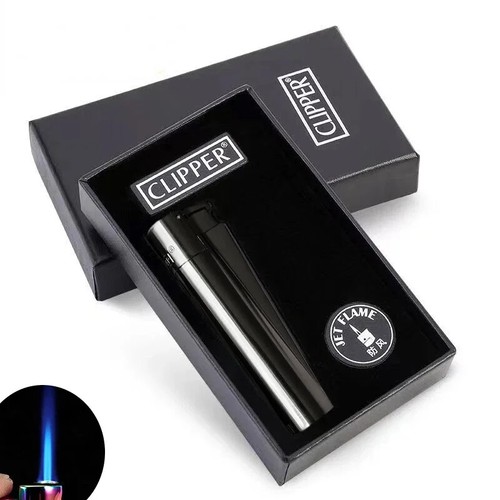 España Original CLIPPER Muela Metálica Gas Butano Encendedor Jet Antorcha - Imagen 7 de 32