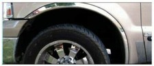 Fits Ford Superduty 1999-2007 Qaa Molded Stainless Chrome Wheel Fender Trims