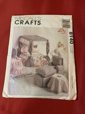 McCalls 8140 Pattern 11.5" Fashion Doll Bedroom Furniture Barbie Size UNCUT