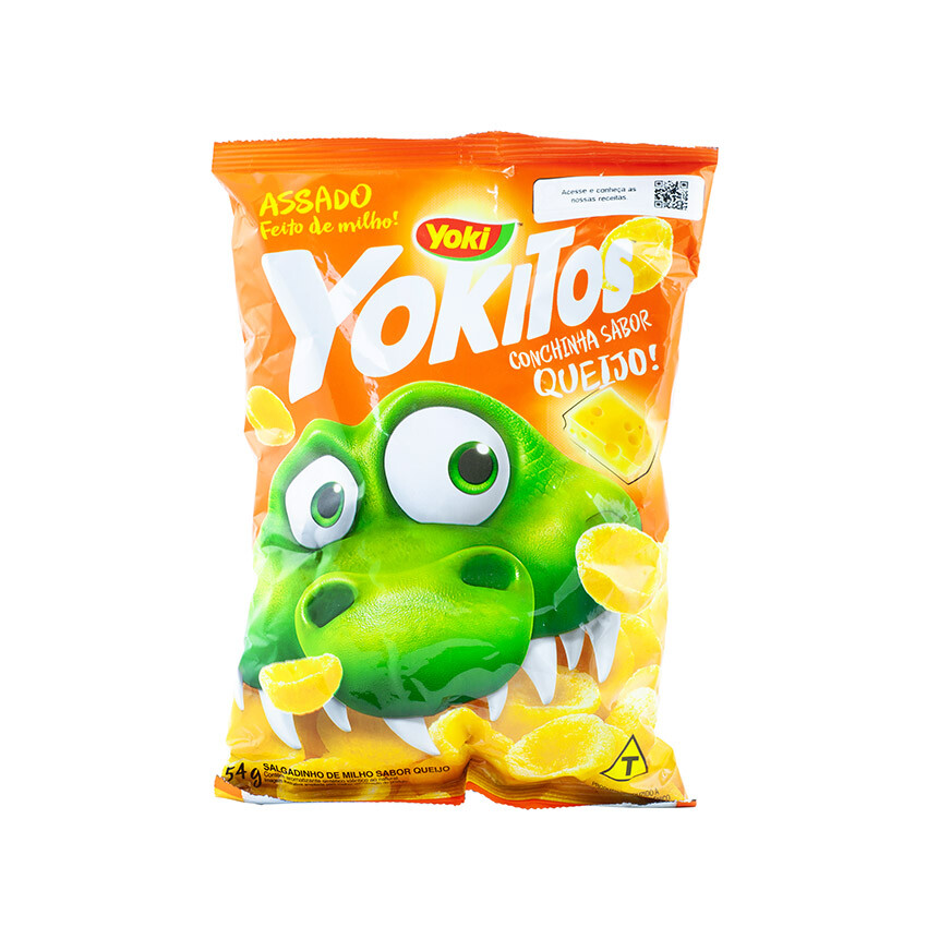 YOKI Yokitos Salgadinho de Milho Sabor Queijo - Queso Merienda de Maíz (41,85 EUR/kg)