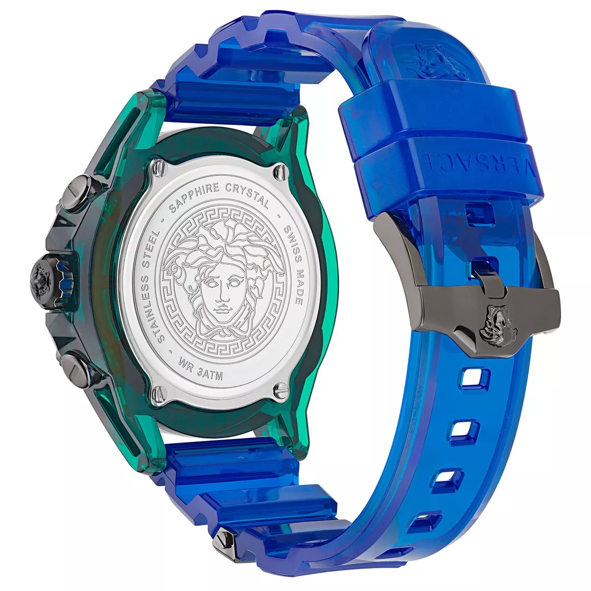 Versace Blue Mens Chronograph Watch Icon Active VEZ701122