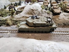HO Scale 1:87 M1 Abrams 3D Printed and Hand Painted- US Army OD Green