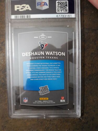 Deshaun Watson Rookie Bronze Press Proof! PSA 9 Pop 11 rare! | eBay
