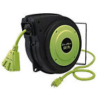 Flexzilla ZillaReel 50ft Retractable Extension Cord Reel E8140503