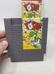 Yoshi NES Cartridge With Box Tested No Manual Ships Fast