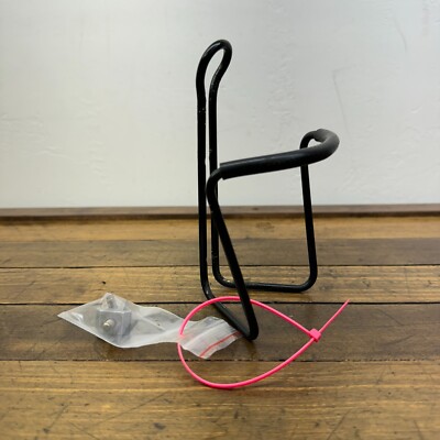 Vintage Velocity Water Bottle Cage Single Black Eroica Bicycle A2