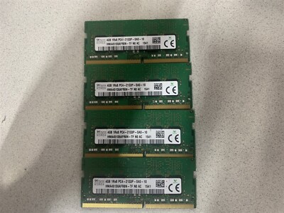 SK HYNIX 16GB(4X4GB) PC4-2133P MEMORY HMA451S6AFR8N-TF | eBay