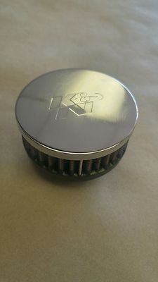 NEW K&N RC-0170 Round Straight Universal Chrome Intake Air Filter, Cleaner