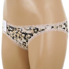 CALVIN KLEIN Women's X-SMALL Multi-Color Print BIKINI PANTY Lace Trim QD3706