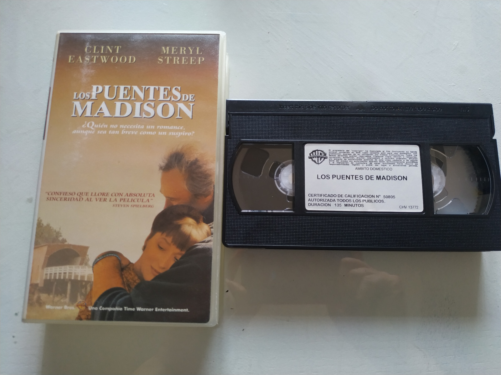 The Bridges Of Madison Clint Eastwood Meryl Streep - VHS Tape Español T2