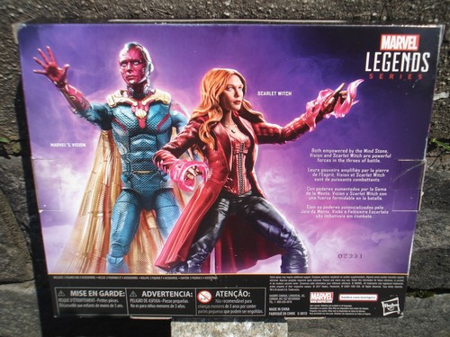 MARVEL LEGENDS SCARLET WITCH VISION 2 PACK BRAND NEW AND SEALED - Picture 12 of 12