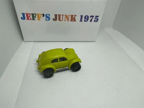 VINTAGE, ORIGINAL 1970 TONKA TOTES Volkswagen CAR Yellow-Green used READ