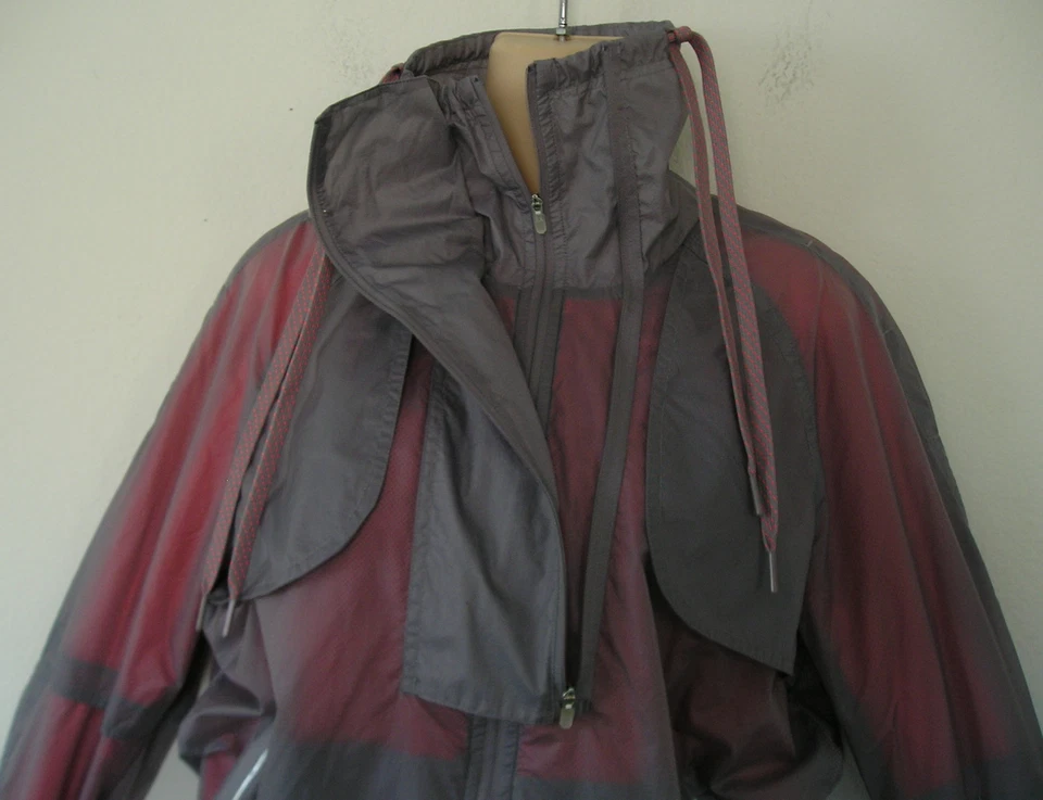 Blusa Stella McCartney RARA Adidas COVER UP STOW AWAY Camisa de Corrida Tamanho M/40 - Imagem 2 de 4