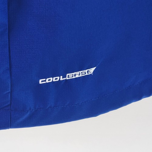 Majestic Chicago Cubs Mens Jacket Size Small 1/2 Zip Vented Back Logo Coolbase - Picture 6 of 11