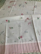 New LuRay Vintage Style Pretty Kitchen Tea Towel - Beautiful Flower Parasols!