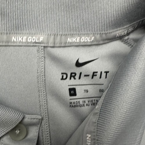 Nike Golf Disney Mickey Mouse Polo Shirt Performance Dri-Fit Silver Gray (XL) - 第 3/6 張圖片