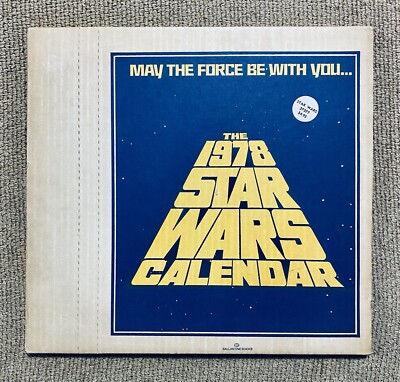 1st Ever STAR WARS Calendar, (1978), Sealed in Original Box, Never