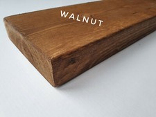 Rustic Floating Reclaimed Solid wood Shelf Chunky Handmade Shelves Free Brackets