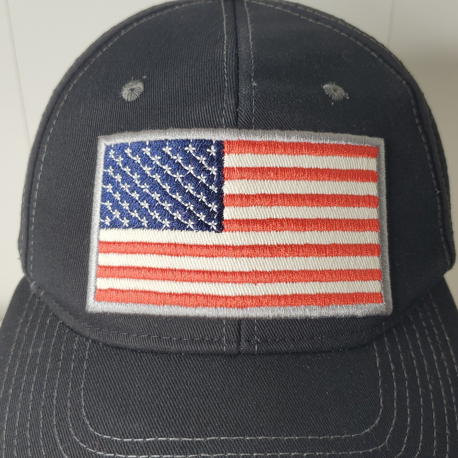 USA  Flag Embroidered Patch Baseball Cap Snapback… - image 3