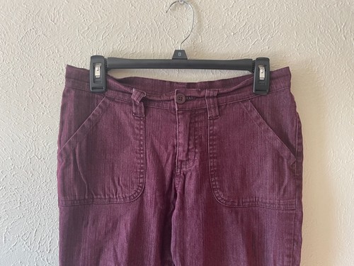 Ellemenno Jeans Women's Size 7 Plum (Maroon) Straight Leg Low Rise Stretch - Picture 8 of 12