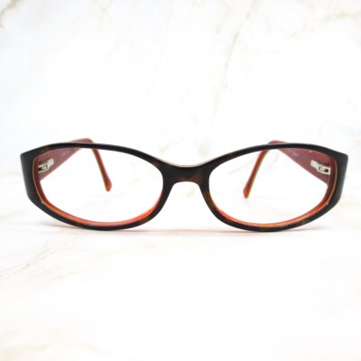 Betsey Johnson Cutie Eyeglasses Frame Women's Brown Havana Full Rim 53-16-135