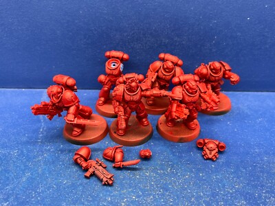 6 Primaris Intercessors der Blood Angels UMBAU