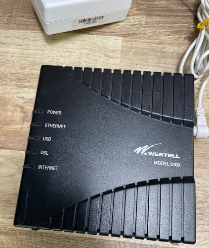 WESTELL DSL MODEM WITH POWER SUPPLY ~ MODEL #: E90-610014-06 Rev: E Wind River - Picture 3 of 8