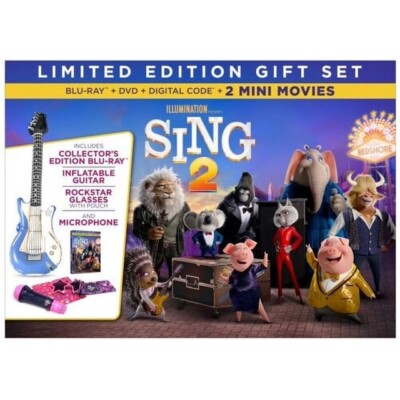 Sing 2 Limited Edition Gift Set (Walmart Exclusive) Blu-Ray + DVD + Digital Copy