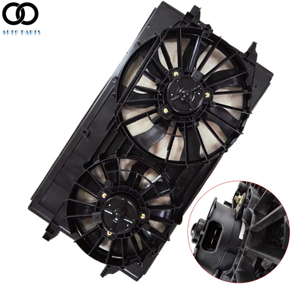 Ventilador de refrigeración del radiador para Pontiac G6 2005-2010 para Chevrolet Malibu 2004-07 2008 Foto 4 de 4