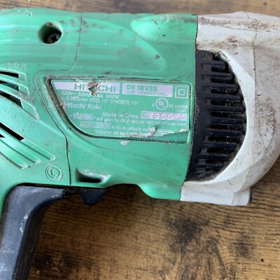 Hitachi 5/8” Corded Hammer Drill Model DV 16VSS Includes Chuck Key