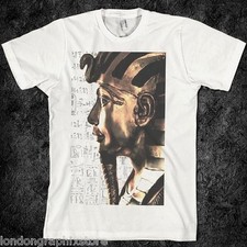 big face, tut, pharaoh, Egypt, king tut t shirt, Egyptian king Hieroglyphics Tee