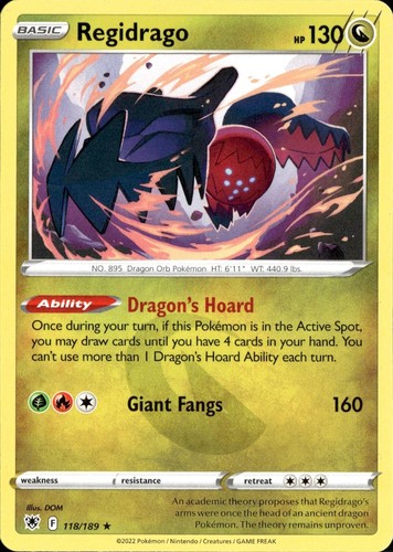 regidrago v pokemon card Regidrago V