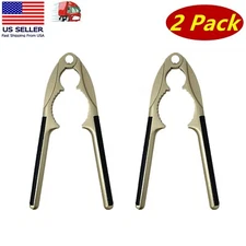 2 Pack Heavy Duty Walnut Lobster Nut Cracker Stainless Steel Seafood Shell Tools