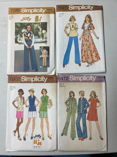 20 modelli di cucito vintage semplicità Miss taglia 14 - Foto 4 di 5