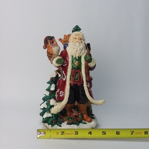 VTG Fitz & Floyd Santa Claus Figurine Musical Christmas We Wish You A Merry Xmas - Picture 10 of 11