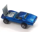 Excellent Hot Wheels Redline 1968 Custom Corvette U.S. Blue
