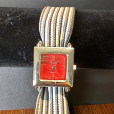 Women s Analog Dress Watch Square Silver Case...
