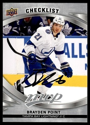 2023-24 Upper Deck MVP Silver Script Brayden Point Tampa Bay Lightning #200
