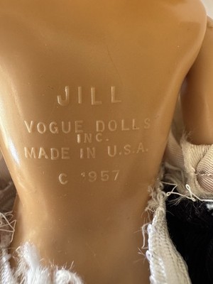 Vintage Vogue Jill Doll 1957 10in Blonde huge clothing Outfits Lot free shipping