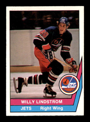 1977 O-Pee-Chee WHA #39 Willy Lindstrom RC NM X3237334