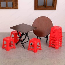 Miniatur Vintage Tisch und Stuhl Set Puppenhaus M&ouml;bel f&uuml;r Kinder Spielen