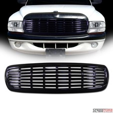 For 97-0304 Dakotadurango Blk Horizontal Billet Front Grill Grille Replacement
