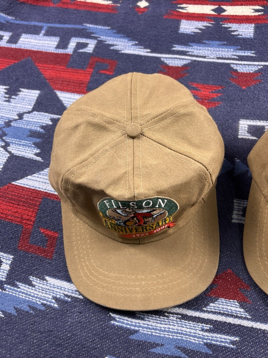 2 Vtg Filson Tin Cloth Gold Panner 1997 100th Anniversary