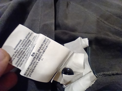 Polo Stone Island manica lunga taglia S colore grigio scuro slim fit 100% cotone - Foto 8 di 12