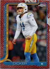 #162 Cameron Dicker Topps Chrome Pigskin