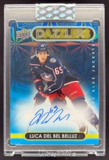 2024-25 Upper Deck Clear Cut Dazzlers #DA-LD Luca Del Bel Belluz Auto