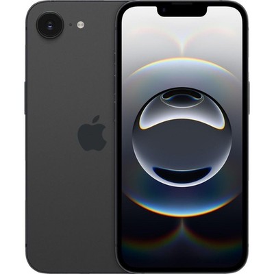 Apple iPhone 16e 128 GB Black Dual SIM Smartphone Handy Mobiltelefon