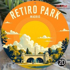 Aluminum Round Sign 8 Inch Round Funny Retiro...